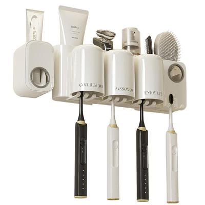 牙刷置物架免打孔收纳牙刷杯套装