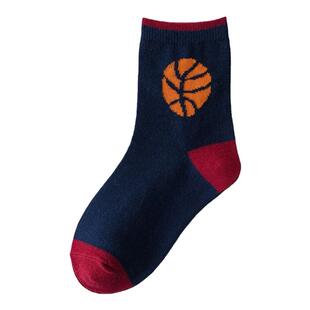 儿童袜子中筒袜小学生棉袜男童宝宝春秋冬款卡通厚款运动表演袜