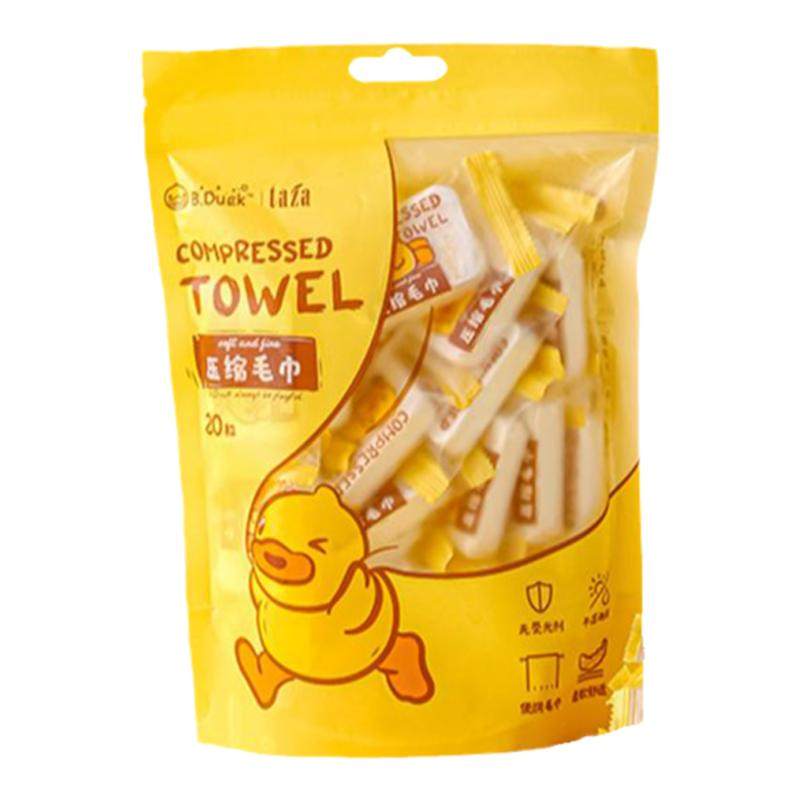 小黄鸭一次性压缩毛巾