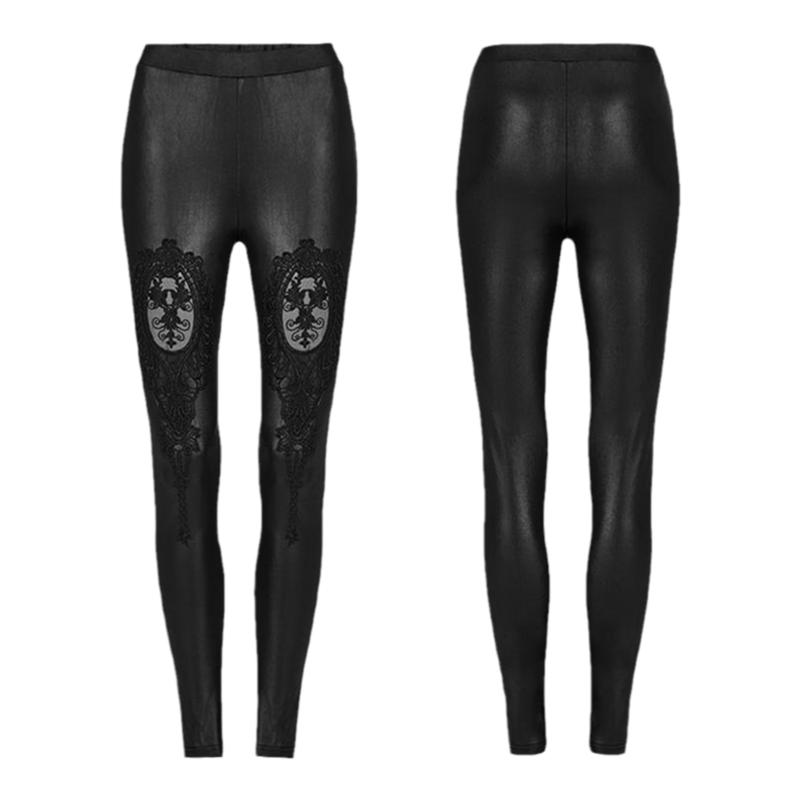 哥特日常修身打底裤秋季