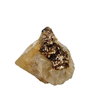 雪宝顶白钨矿石标本天然云母白钨共生海蓝宝原石头标本教学矿物