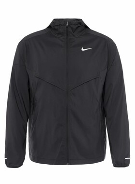耐克Nike男子防晒拒水速干运动跑步连帽夹克外套皮肤衣FB7541-010