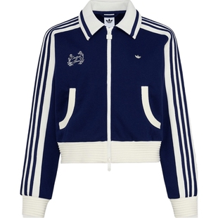 adidas阿迪达斯三叶草女子运动健身夹克外套KY2150