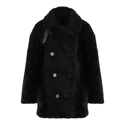 拉贡羊毛皮毛一体双面皮草外套
