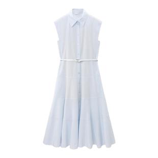 【SOLOTEX系列】OVV2025春夏新款女装户外穿搭无袖衬衫式连衣裙