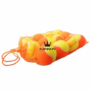 Kannon康龙儿童网球海绵球红球橙球绿球过渡球安全无毒耐打S球