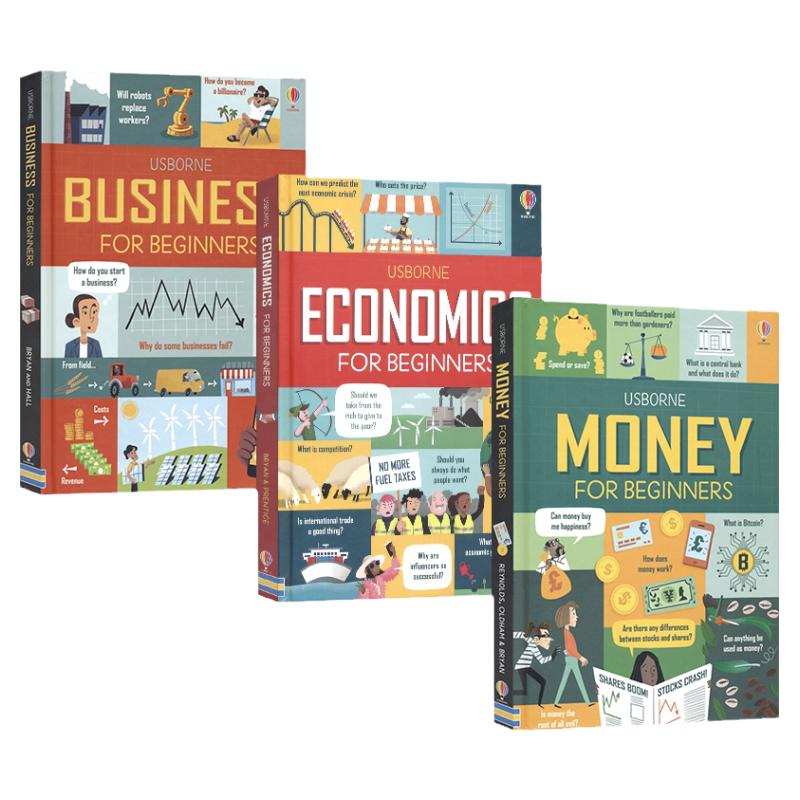 Usborne Business Economics Money for Beginners 读懂金融经济商业数学 尤斯伯恩 英语百科 儿童商业知识启蒙科普 英文原版进口