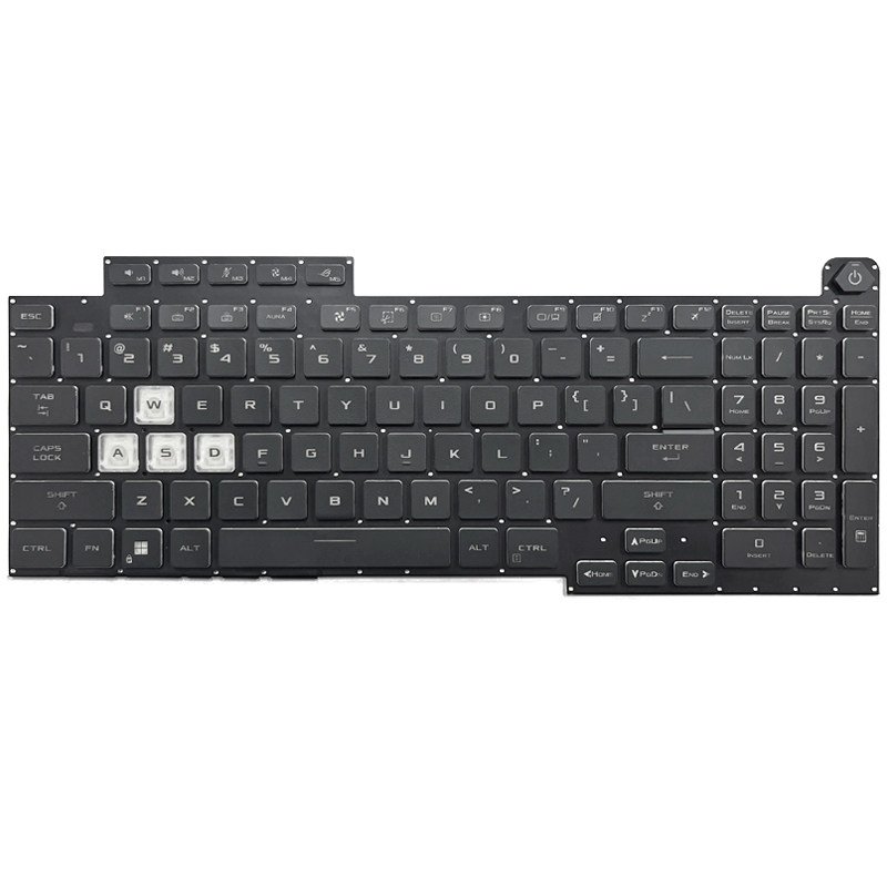 适用华硕 Asus ROG Strix G733 G733Q G733C G733P G733Z 键盘 US