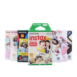 30张富士立拍立得相纸mini系列3寸适用mini12/99/11/90/40包装日期随机不包成像白边花边相纸