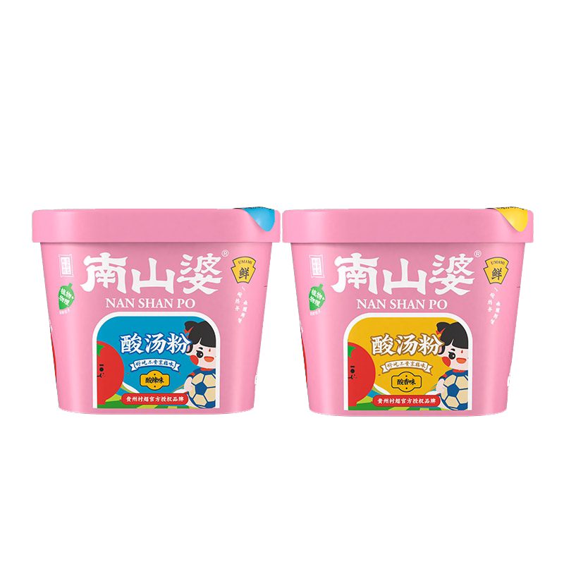 南山婆贵州酸汤粉159gx6桶