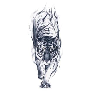 INKCOOL 疾行虎纹身贴音乐节派对防水持久彩色纹身贴手臂腿IC064