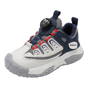 巴布豆男童运动鞋春夏透气轻便旋转扣户外登山鞋潮休闲跑鞋女童鞋