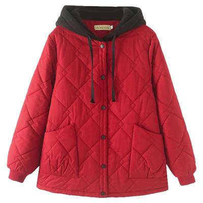 大码女装棉衣棉服加厚保暖秋冬款