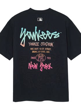 MLB运动圆领短袖男女同款