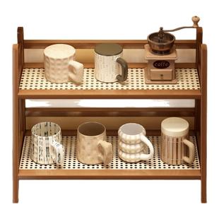 杯子收纳置物架桌面杯架餐边柜厨房台面咖啡杯水杯马克杯沥水架子