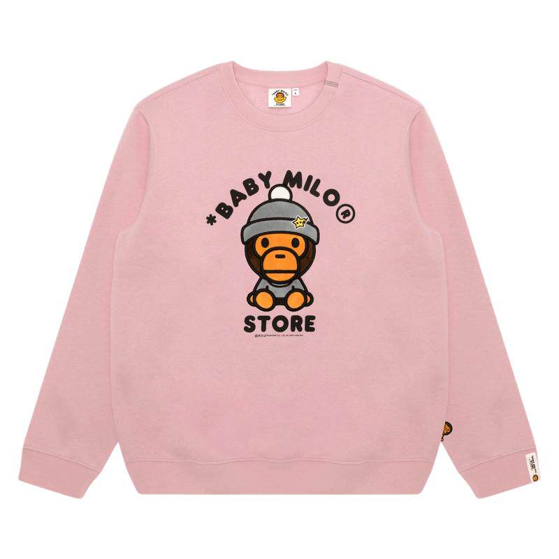 BABYMILOSTORE薄绒圆领卫衣