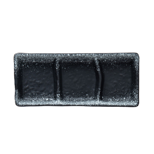 烧烤烤肉调味碟蘸料盘小碟子酱料碟日式调料碟多格三格碟沾碟盘子