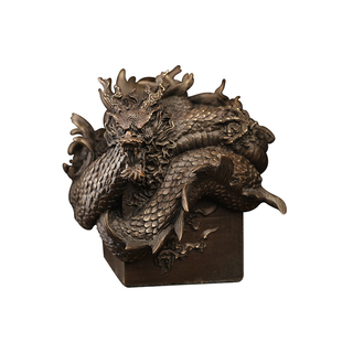 末那末匠丨凡仔《蟠龙封印》怪诞封印系列原创设计铸铜摆件