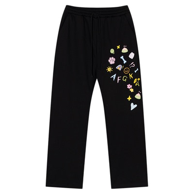 AFGK25FW元素小狗宽松卫裤