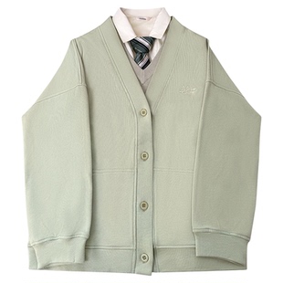 中牌制服馆 百搭学院风JK制服新款长袖开衫卫衣