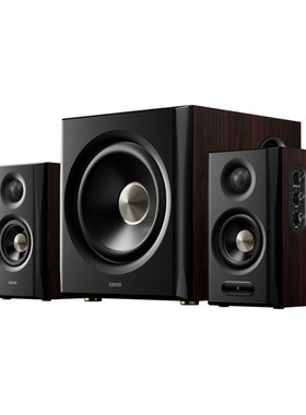 漫步者S201 MKII木质电视音箱2.1家用客厅环绕有源蓝牙电脑音响