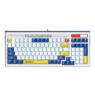 双飞燕血手幽灵LK98青光轴LK二代机械键盘网吧咖电竞98键游戏专用