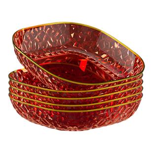 新款家用餐桌刺骨残渣吐骨碟客厅茶几水果收纳碟商用餐桌小吃碟