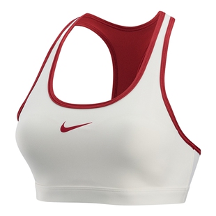 耐克女BRA马年限定新年款速干中强度支撑红色运动内衣 IQ3832-133