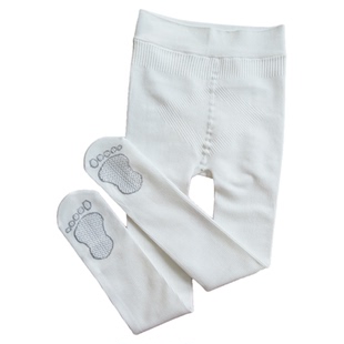 秋冬季儿童连裤袜薄绒棉白色舞蹈袜防滑外穿加绒女童打底裤中厚款