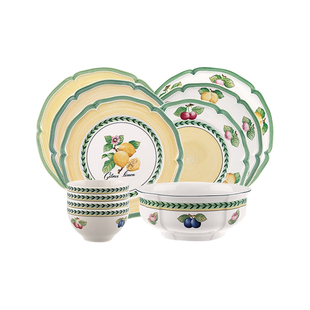 villeroyboch唯宝德国进口法式花园经典欧式碗碟盘瓷器多巴胺餐具