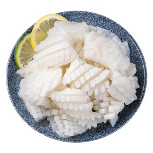 大鱿鱼花新鲜鱿鱼卷冷冻目鱼花400g尤鱼海鲜生鲜鲜活水产商用批发