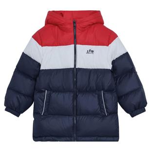 POLOWALK童装男童中长款羽绒服秋冬中大童外套保暖潮