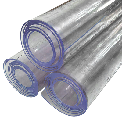 整卷厚水晶板软玻璃透明餐桌布