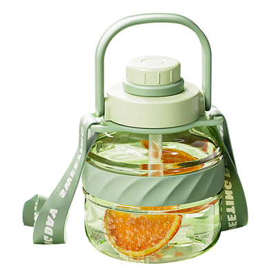 水杯带吸管户外运动水壶吨桶吨