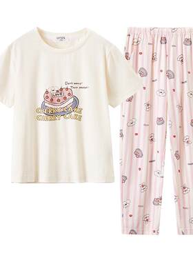 40支棉|空调服女童睡衣夏纯棉