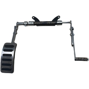 残疾人c5汽车油门左迁加速辅助装置左脚油门踏板左延伸折叠改装件