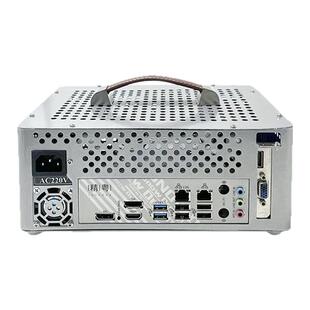 巧美便携式itx机箱办公出差小型台式机箱半高显卡小1u电源小海豚