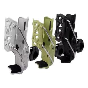 自适应摩托车护杠水杯架电动车踏板车通用水壶支架自行车十码