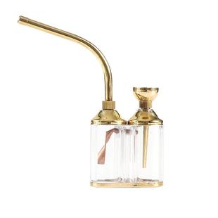 水烟壶两用水烟斗有机玻璃烟锅老式烟丝烟袋过滤烟嘴水烟筒全套男