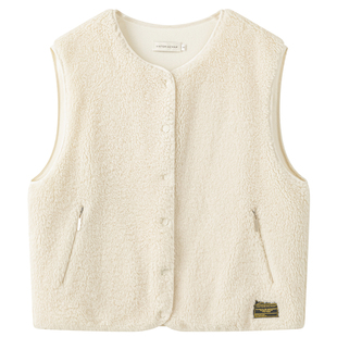 VIKTORIACHAN25/26秋冬成衣系列新品 单排按扣摇粒绒加厚无袖背心