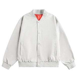 悟空有货潮牌美式复古飞行员夹克男春季宽松潮流情侣百搭休闲外套