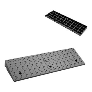 台阶垫斜坡垫马路牙子门槛垫汽车上坡垫门口斜坡板橡胶实心减速带