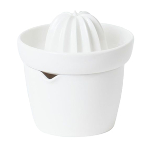 日本进口KAMOSHIKA羚羊道具店陶瓷柠檬榨汁器橙子西柚手动榨汁器