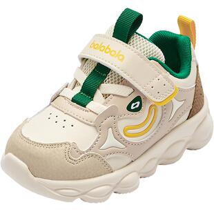 巴拉巴拉童鞋宝宝稳步鞋男童轻便机能鞋秋冬鞋子舒适运动鞋魔术贴