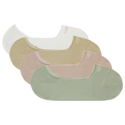 4双装女士浅口隐形袜纯色