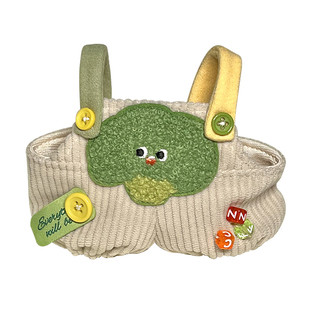 娃岛联萌labubu娃衣15cm裤子背带裤拉布布着替前方高能便宜现货正