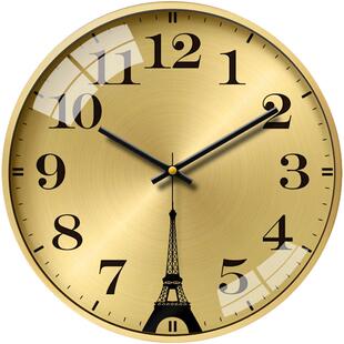 国际时区酒店背景墙宾馆大堂前台金色挂钟世界大厅时钟超大号钟表