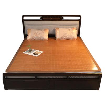 凉席夏季双面折叠冰丝竹席凉席