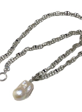 muer沐耳淡水巴洛克珍珠项链