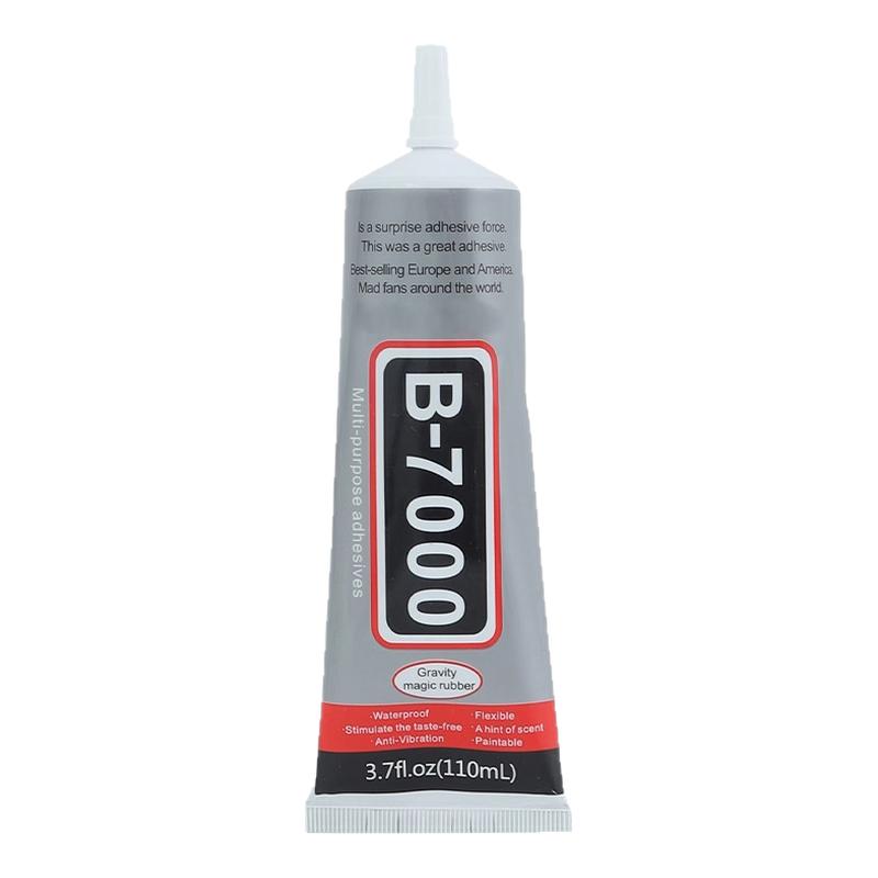 B7000粘珠宝胶镶嵌专用沾首饰品托面针式透明无痕的粘钻树脂胶水